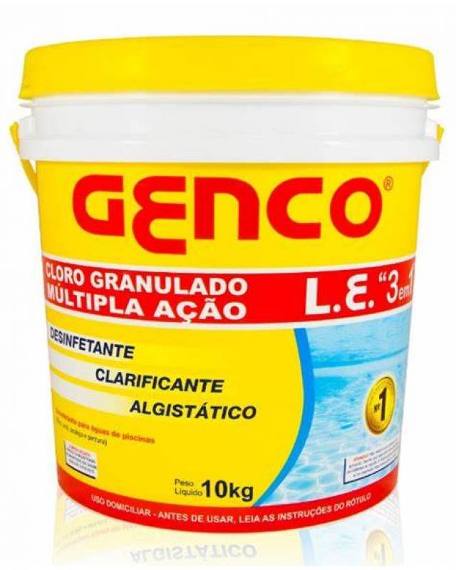 Cloro de 10 kg L.E 3 em 1